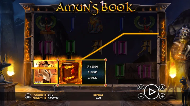 Автомат Amuns Book від ZeusPlay