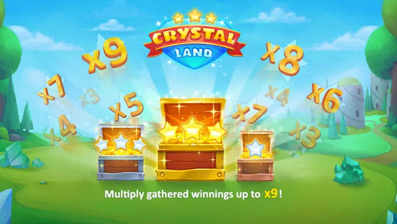 Crystal Land слот: Особенности и выигрышные символы - обзор бонусных опций