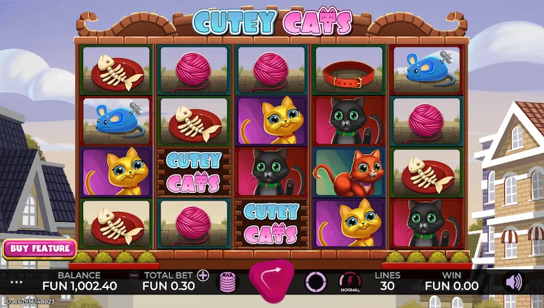 Автомат Cutey Cats від Caleta Gaming