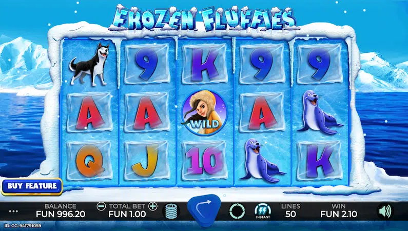 Автомат Frozen Fluffies від Caleta Gaming