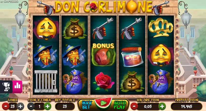 Слот Don Corlemone від Capecod Gaming