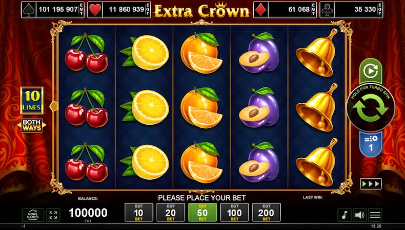 Extra Crown Слот: особливості та виграшні символи — огляд бонусних опцій